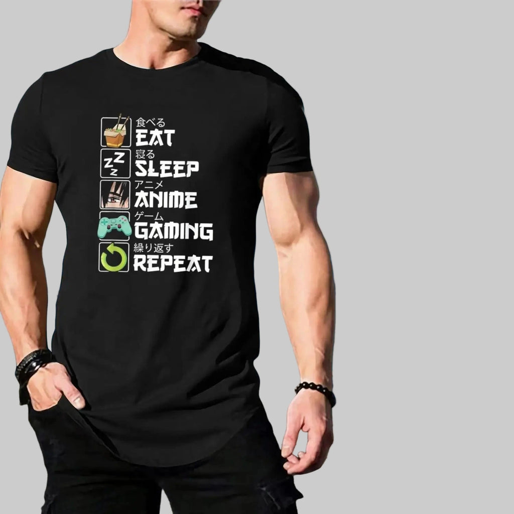Men's Anime Gaming T-Shirt