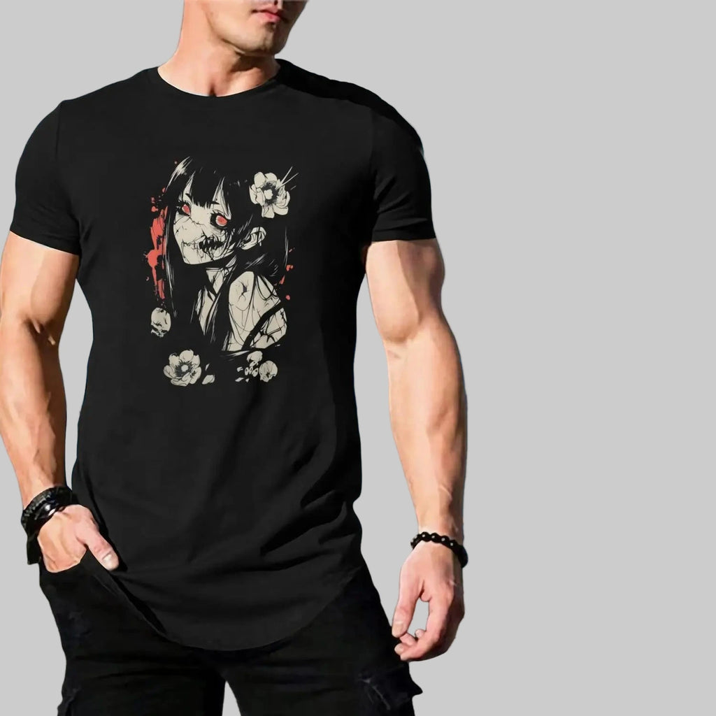 Men's Anime Zombie Girl T-Shirt